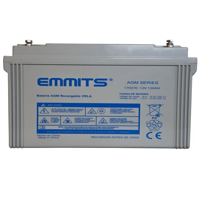 BATERIA AGM 120AH EMMITS