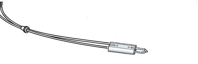 Electrodo de encendido con casquillo