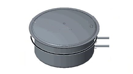 Recipiente de acero inoxidable BGE 10 cpl.