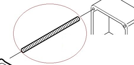 Tornillo de fijación M4x65