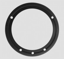 Junta de chimenea de pared 97,6 mm, blanco