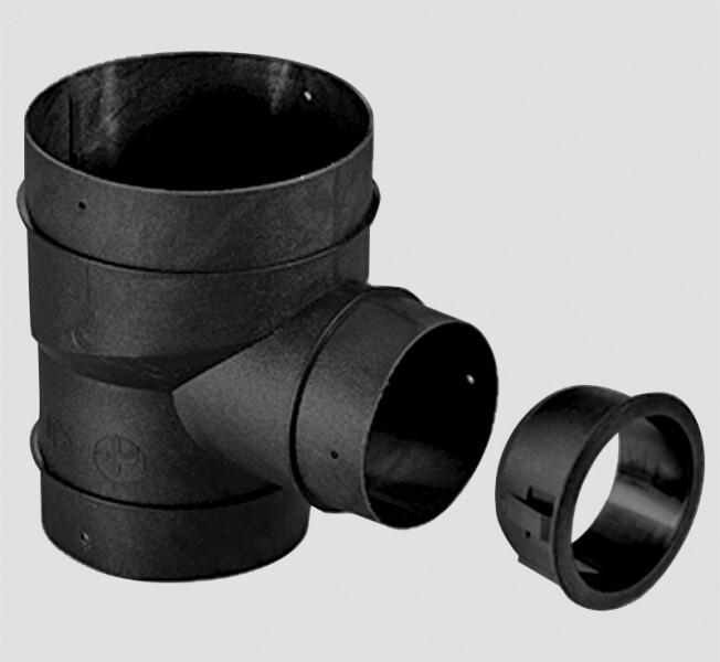 Distribuidor de aire LR 80, negro
