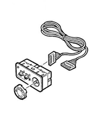 Panel de control empotrable, cable 10 m