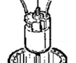 Motor CC 12 V compl.