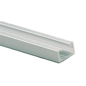 RIEL C DE ALUMINIO PERFORADO   15 x 8 mm- LONGITUD 4M