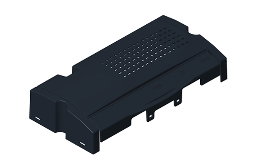 Tapa de carcasa GO2, negra