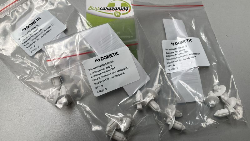 Remache,​ RAL9003,​ 6 pieces