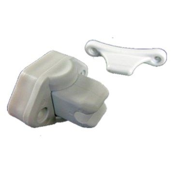Bloqueo de Puerta con Bisagra HT de Plástico Blanco - 40 mm