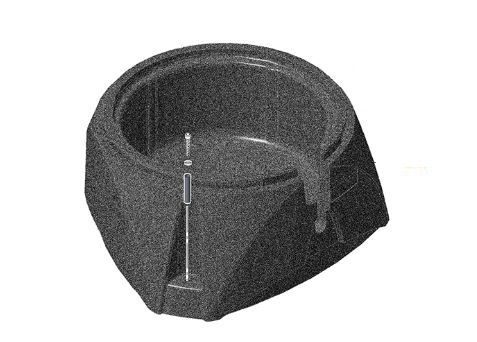 PARTE INFERIOR DE LA CAJA DE ESPUMA