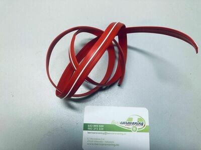 CUBRE TORNILLOS ROJO CON RALLA BLANCA 12mm CUBRE TORNILLOS ROJO CON RALLA BLANCA 12mm