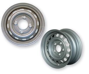 Llanta Acero Silver  5 Tornillos 5 1/2j x14 et30 850kg