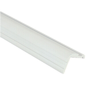 Perfil de esquina de aluminio blanco 249 - longitud del perfil 6m