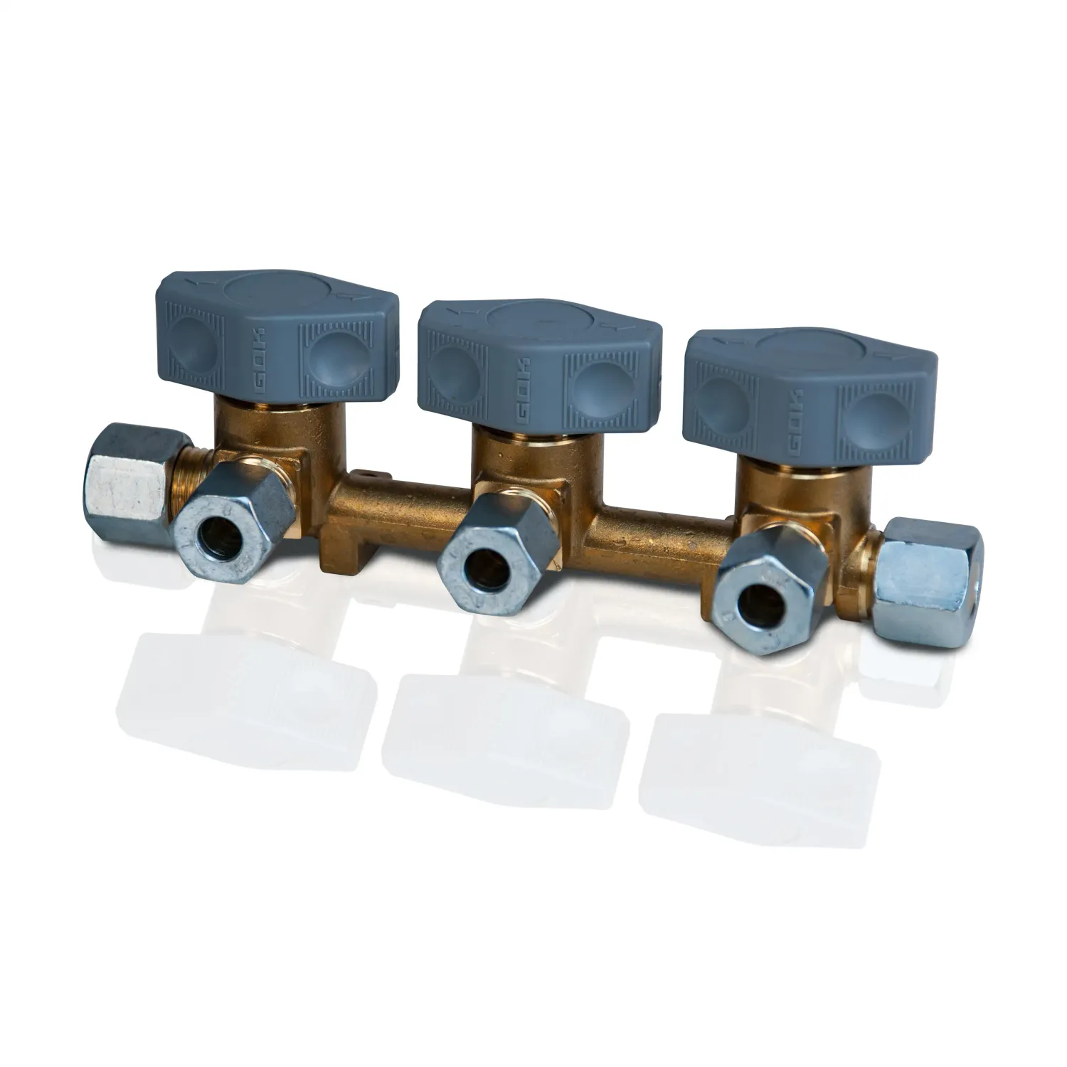 Bloque vk 3-10 dsv-ab3 1 entrada 10mm y 3 salida 8mm