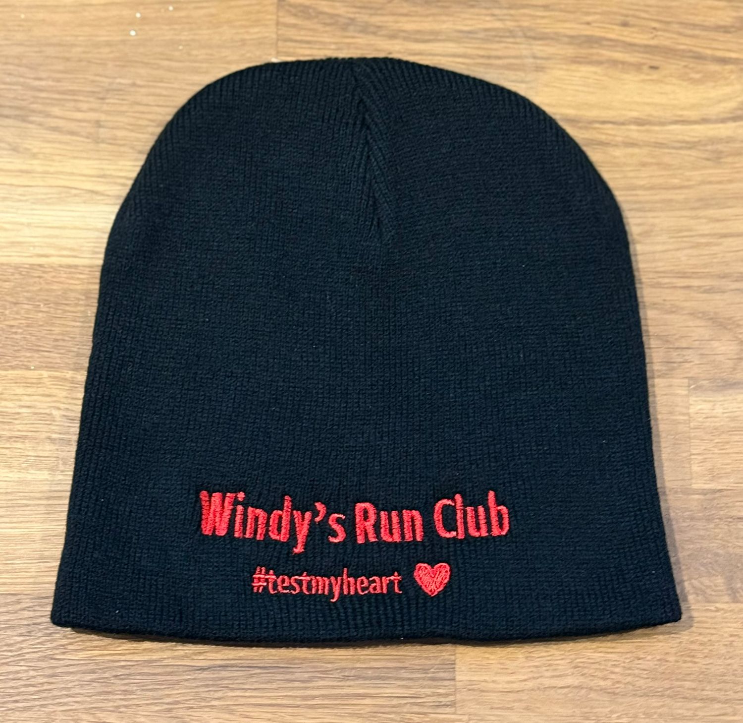 BEANIE - Windy&#39;s Run Club #testmyheart