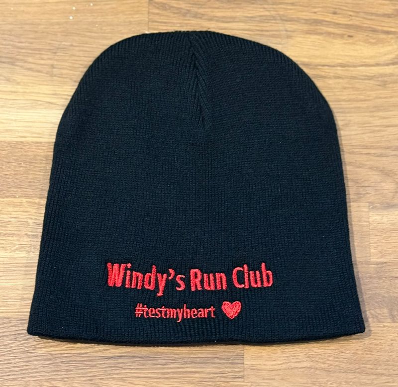 BEANIE - Windy&#39;s Run Club #testmyheart