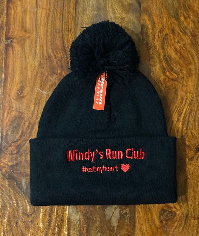 Pom Pom BOBBLE Hat - BLACK