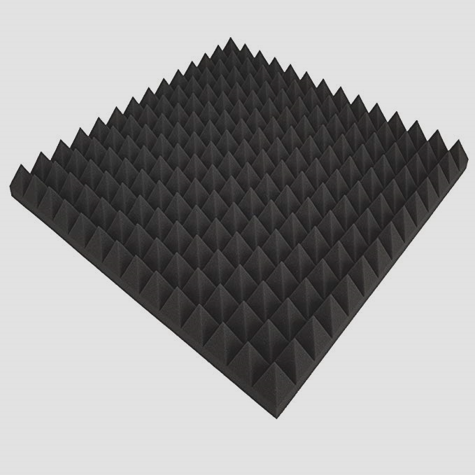 Pyramiden -Schaumstoff ca. 50x50x7 cm Schallschutz-Schaumstoff