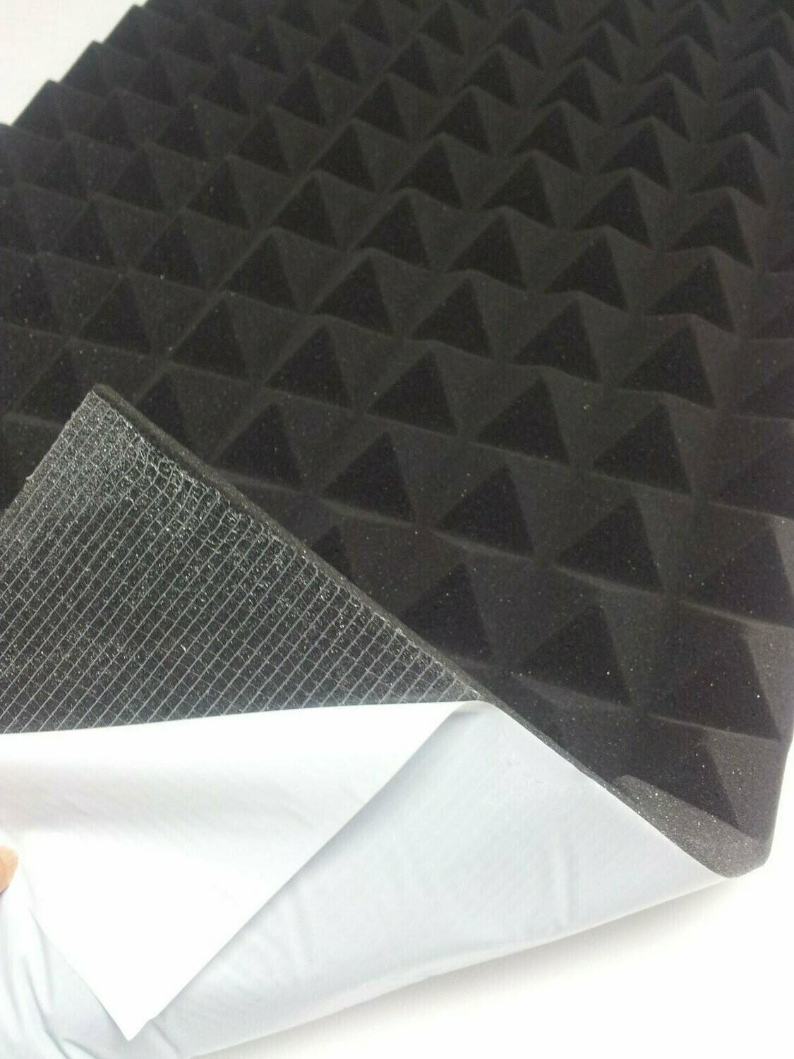 Pyramiden -Schaumstoff ca. 100x50x3 cm Schallschutz-Schaumstoff