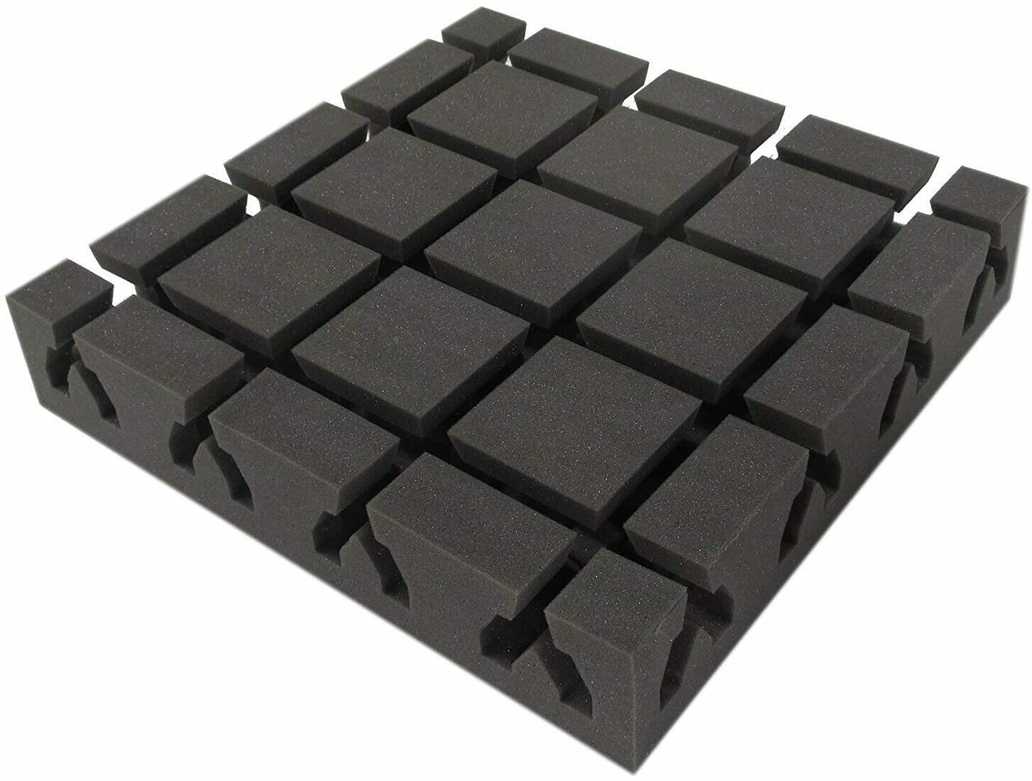 12 Stück Akustikschaumstoff Pyramide Akustikpaneele Schalldämmung