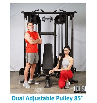 Dual Adjustable Pulley 85&quot;