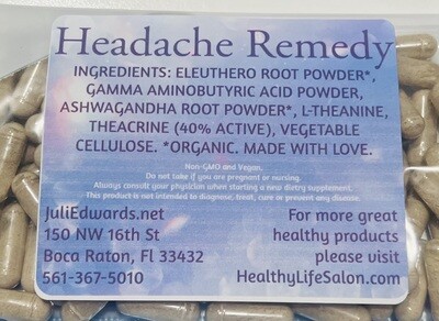 Headache Remedy -100 Veg Capsules