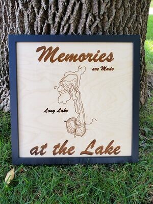 12" x 12" Memories are Made at the Lake