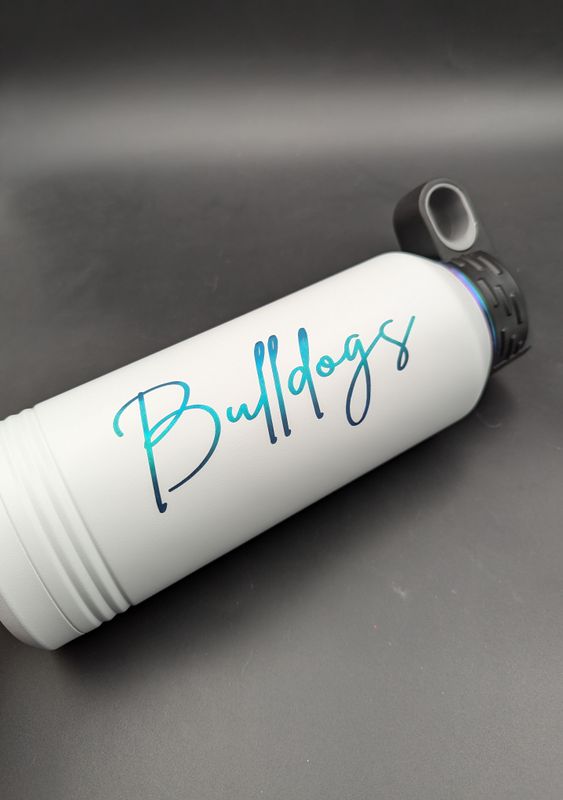 Eagles or Bulldogs Prism ION-Plated Drinkware 32oz Water Bottle