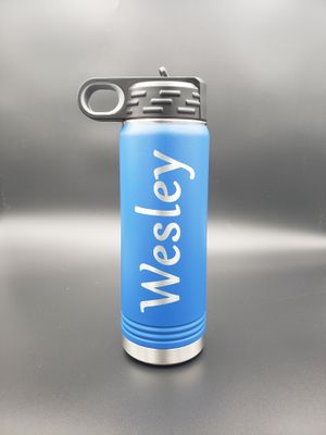 20oz Water Bottle- Name Only Design