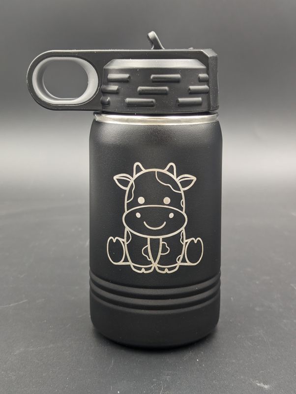 12oz Water Bottle Animal Design (smallest size-great for pre-k/daycare ages)