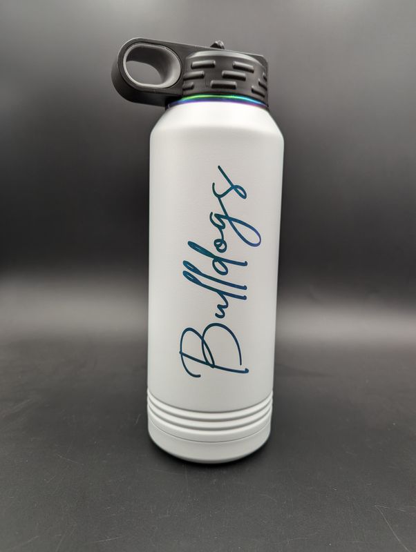Eagles or Bulldogs Prism ION-Plated Drinkware 32oz Water Bottle