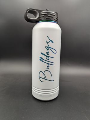 Eagles or Bulldogs Prism ION-Plated Drinkware 32oz Water Bottle