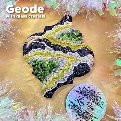Signature Series - Geode - Hand-painted Christmas Ornaments