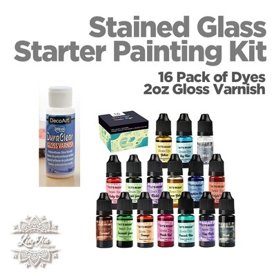 DIY Ready-to-Paint Suncatcher Starter Painting Kit