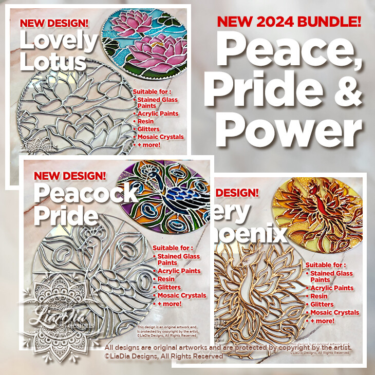NEW 2024 Designs - Peace, Pride &amp; Power Bundle