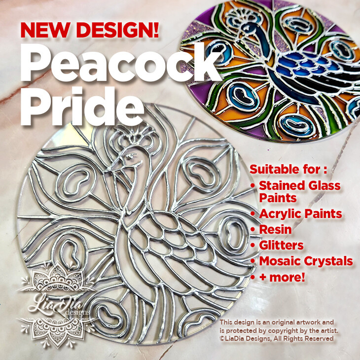 New 2024 Designs- Peacock Pride