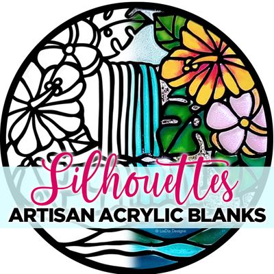 Stained Glass Style Acrylic Blanks