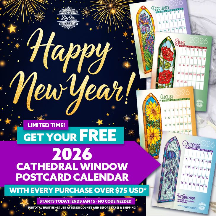 FREE 2026 Cathedral Window Postcard Calendar with Purchase*