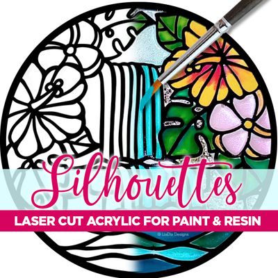 Stained Glass Acrylic Silhouettes