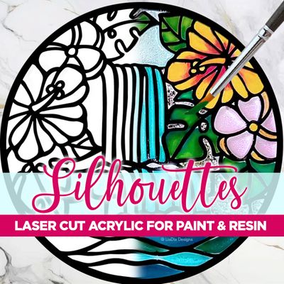 Stained Glass Acrylic Silhouettes