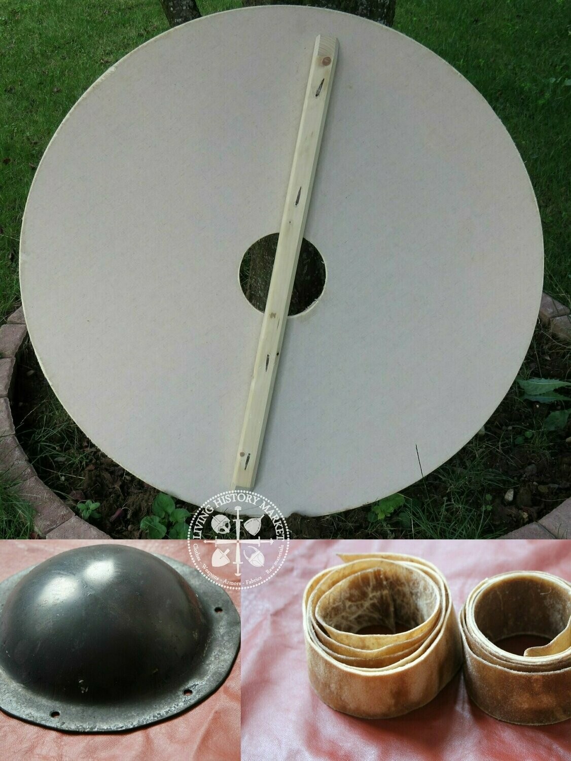Complete kit round shield