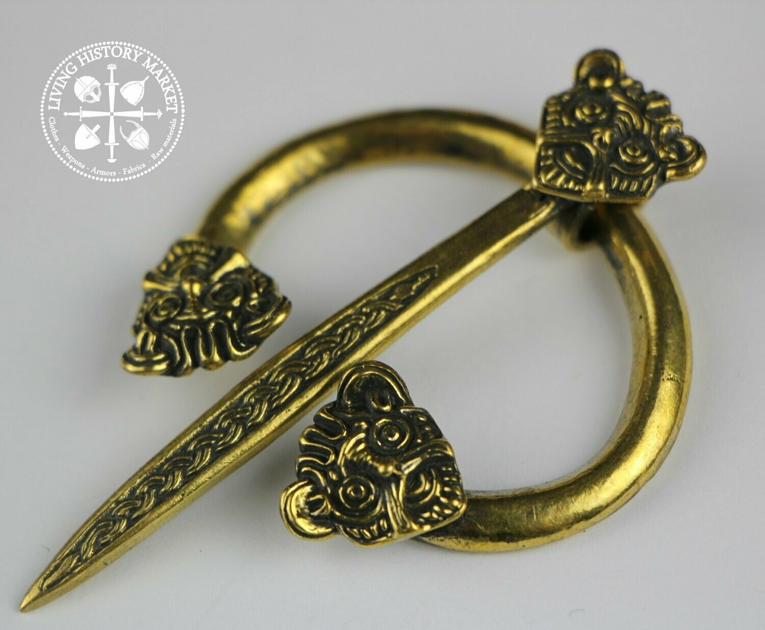 ​Pennanular brooch with heads - Viking - 9/10 century - Denmark - Sweden