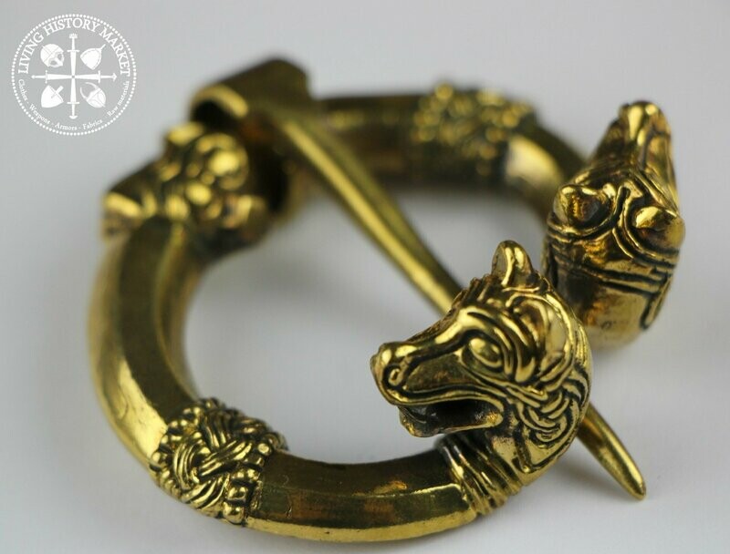 ​Pennanular brooch with wolf's heads - Viking - 9/10 century - Denmark - Sweden