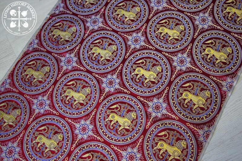 Esztergom Lion Silk -  9/10 century