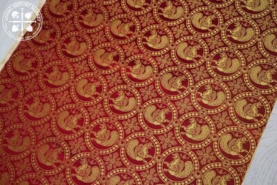 Red senmurv Silk - 7/10 century
