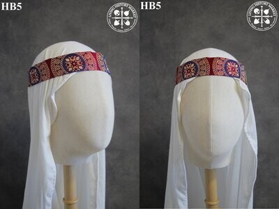 Brocade silk headband / Rus - Slavs - Byzantines...