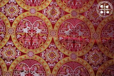 Oseberg & Museo Sacro silk - PURPLE VERSION - 8/10 century