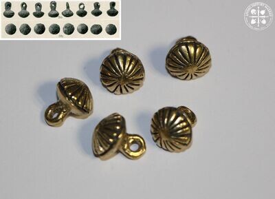 Buttons (x5 pack) - Rus / Scandinavia 9-12 century O27