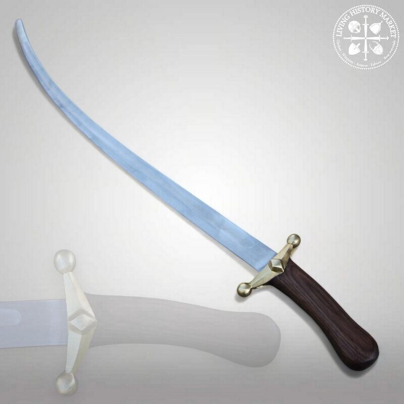 Early medieval sabre with copper alloy guard / 800-950 A.D. (750g approx)