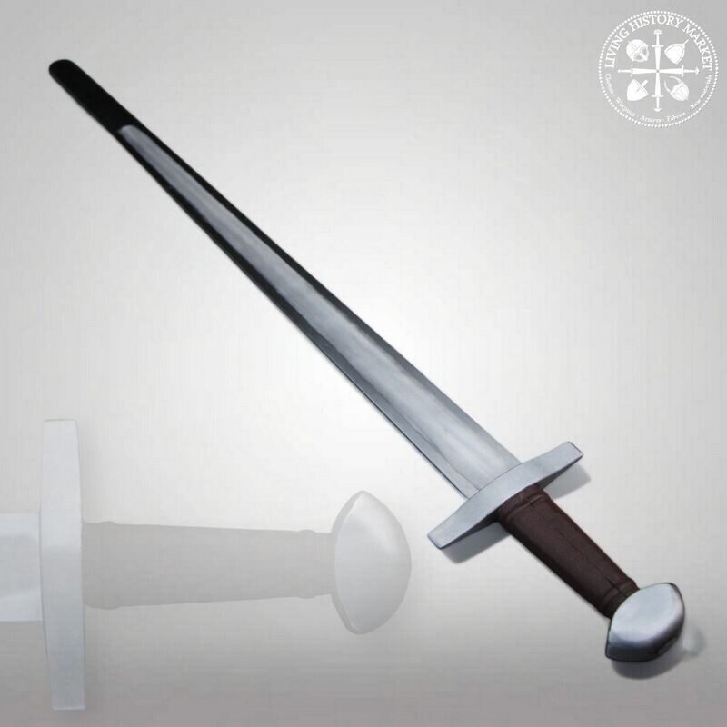 Type X sword - Brazilian nut pommel / 1000-1200 A.D.  (1300-1400g / massive version)