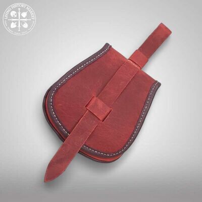 Simple leather Tarsoly - 9-11 century - Rus / Birka Viking / Nomadic